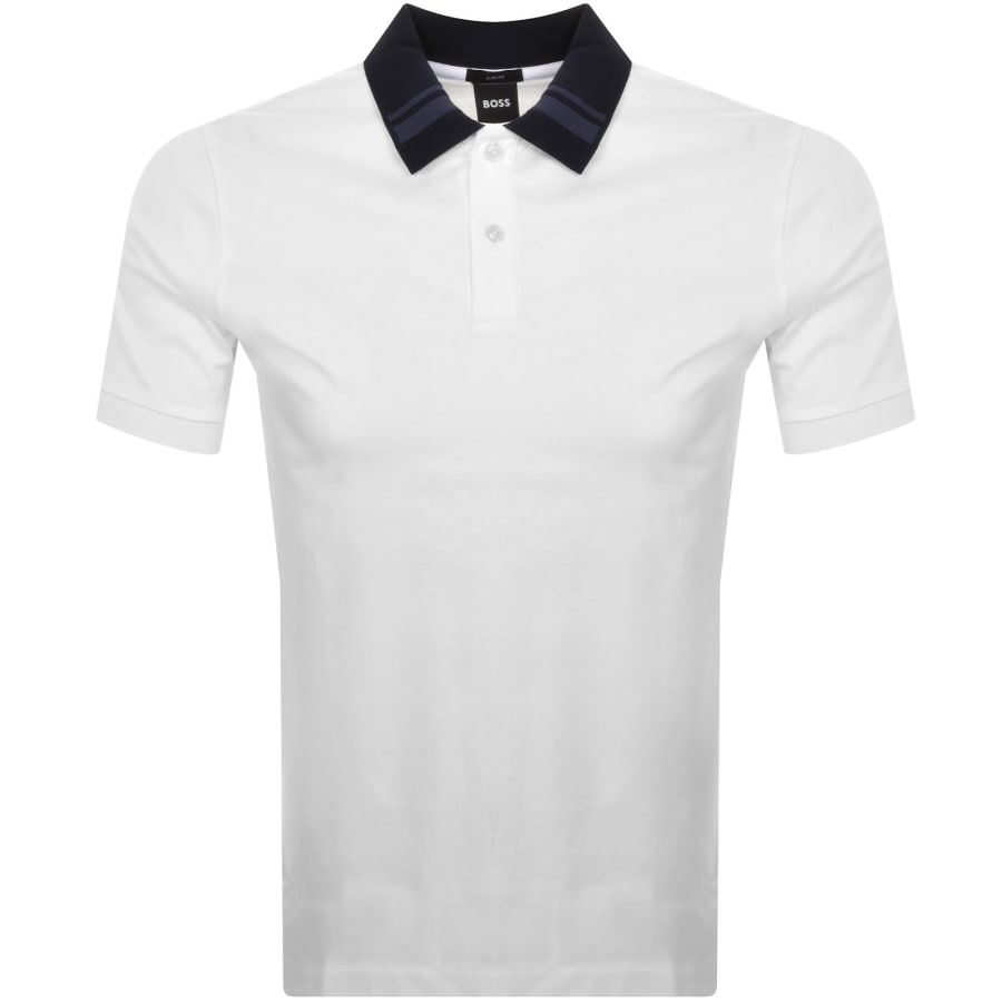 BOSS Phillipson 117 Polo T Shirt White